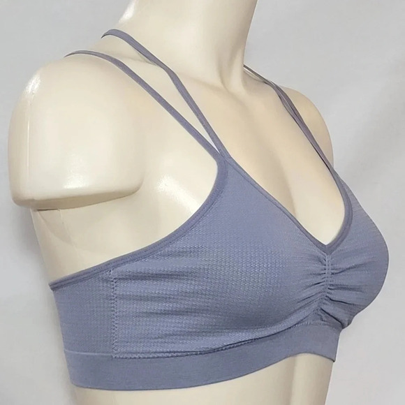 XS Xhilaration Strappy Back Jacquard Bralette Slate Gray NWT  New with T - Picture 2 of 5